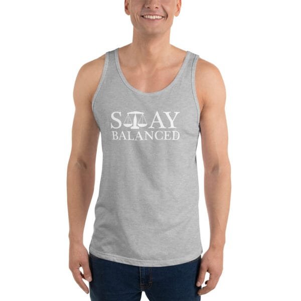 Stay Balanced - Men's Tank Top - Image 7