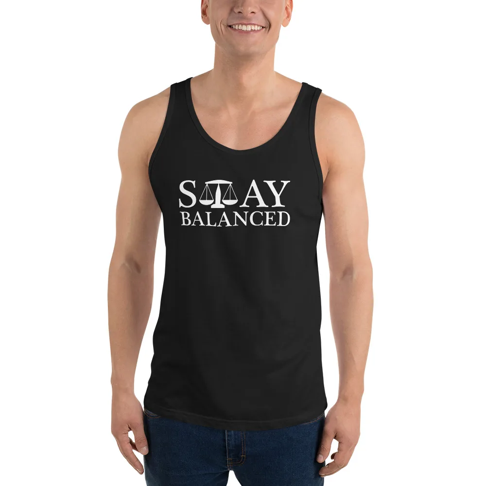 Stay Balanced - Men's Tank Top - Image 2