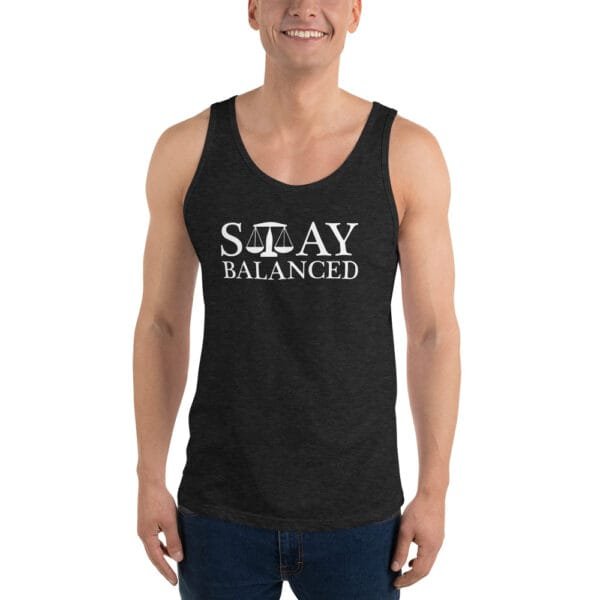 Stay Balanced - Men's Tank Top - Image 5