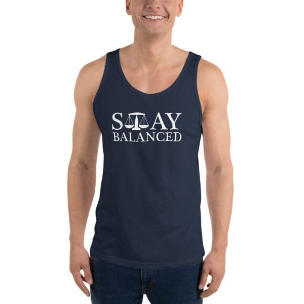 Stay Balanced - Men's Tank Top - Image 3