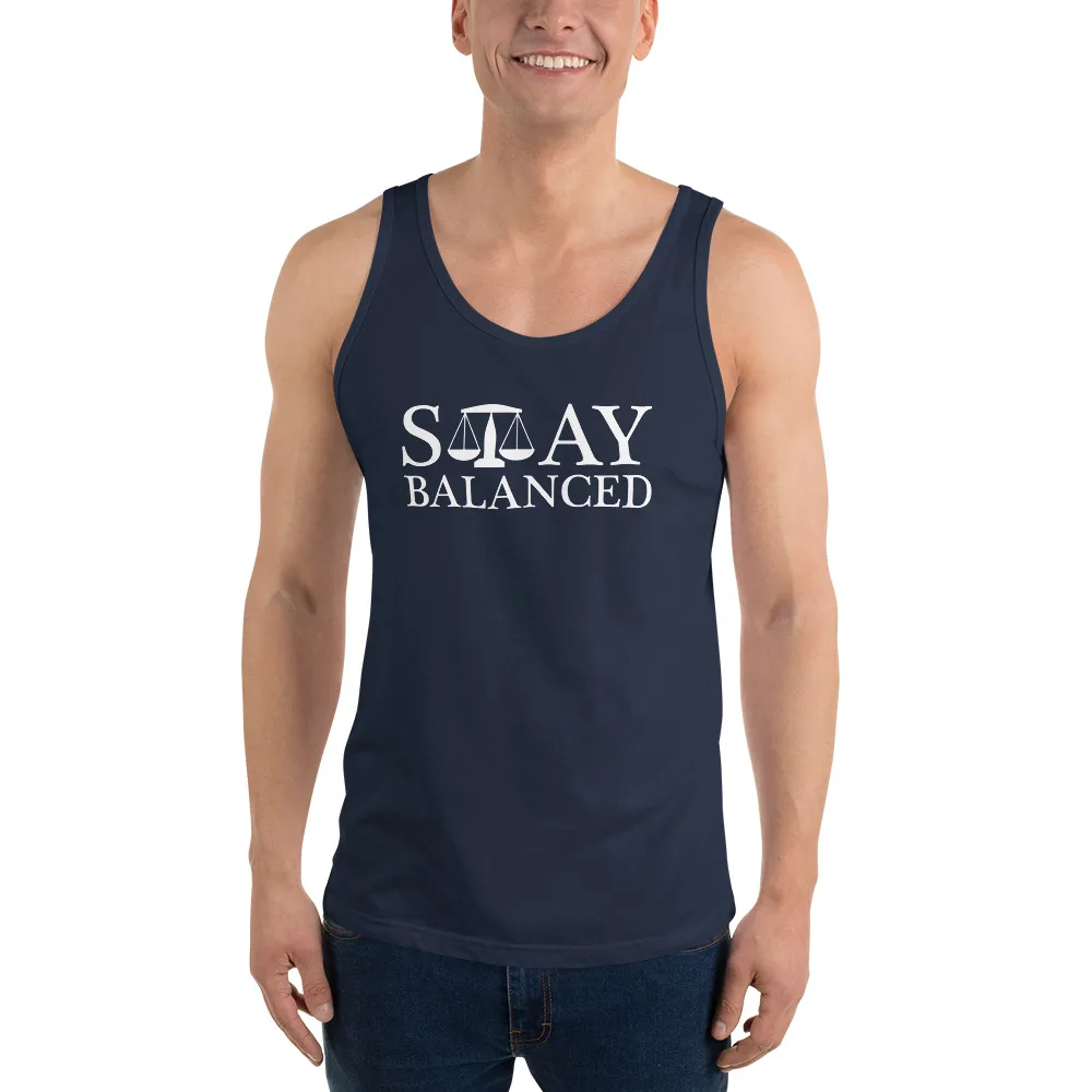 Stay Balanced - Men's Tank Top - Image 3