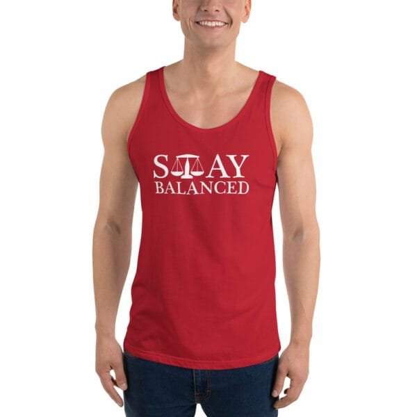 Stay Balanced - Men's Tank Top - Image 4