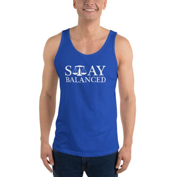 Stay Balanced - Men's Tank Top - Image 6