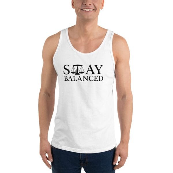 Stay Balanced - Men's Tank Top - Image 9