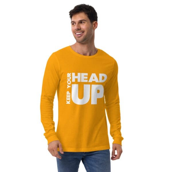 Keep Your Head Up - Unisex Long Sleeve Tee - Image 15