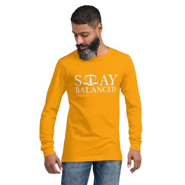 Stay Balanced - Unisex Long Sleeve Tee - Image 15