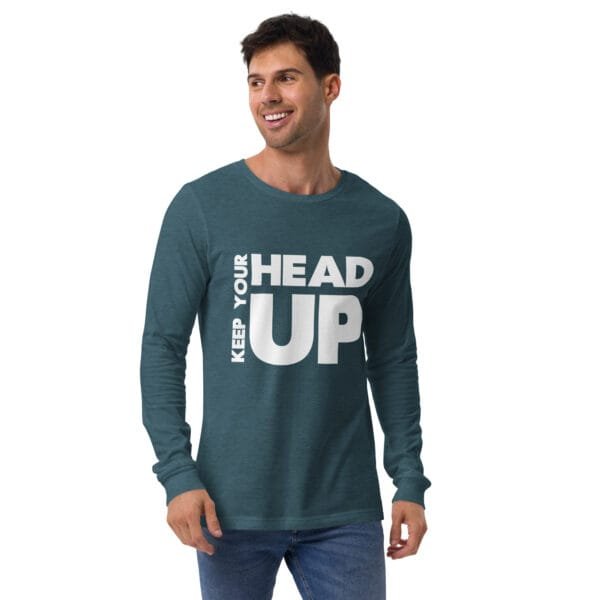 Keep Your Head Up - Unisex Long Sleeve Tee - Image 11
