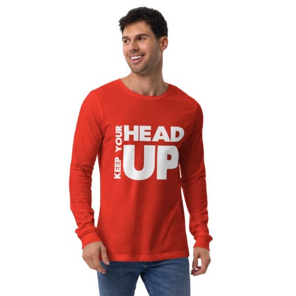 Keep Your Head Up - Unisex Long Sleeve Tee - Image 12