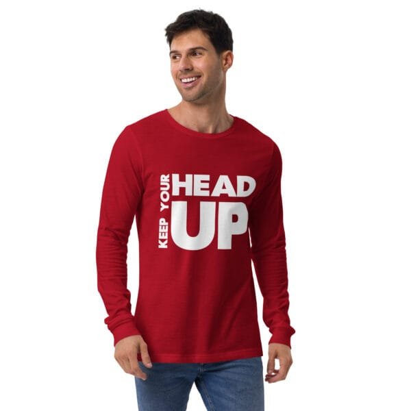 Keep Your Head Up - Unisex Long Sleeve Tee - Image 6
