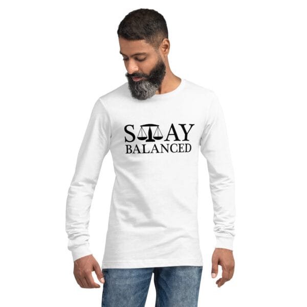 Stay Balanced - Unisex Long Sleeve Tee - Image 17