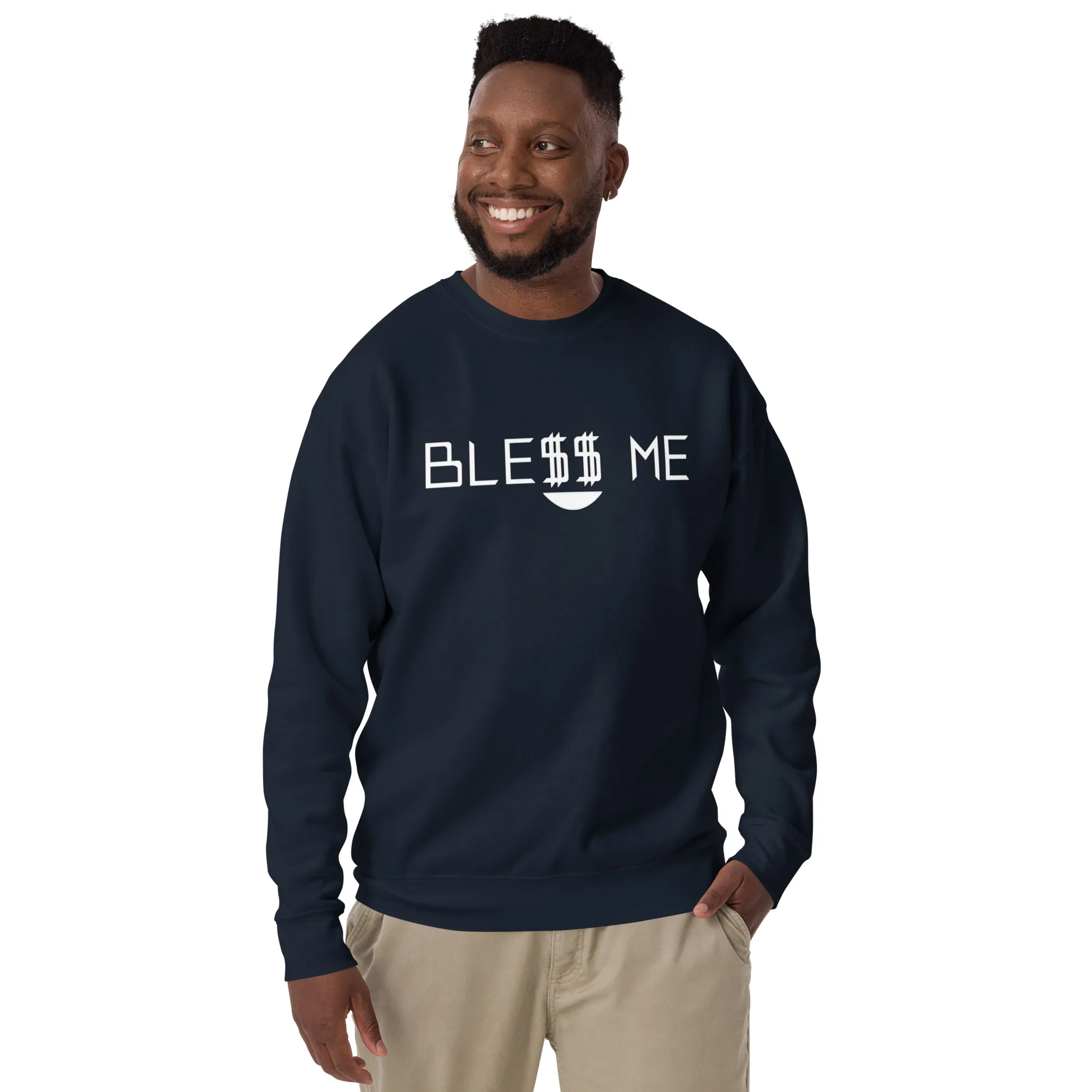 Bless Me - Unisex Premium Sweatshirt - Image 3
