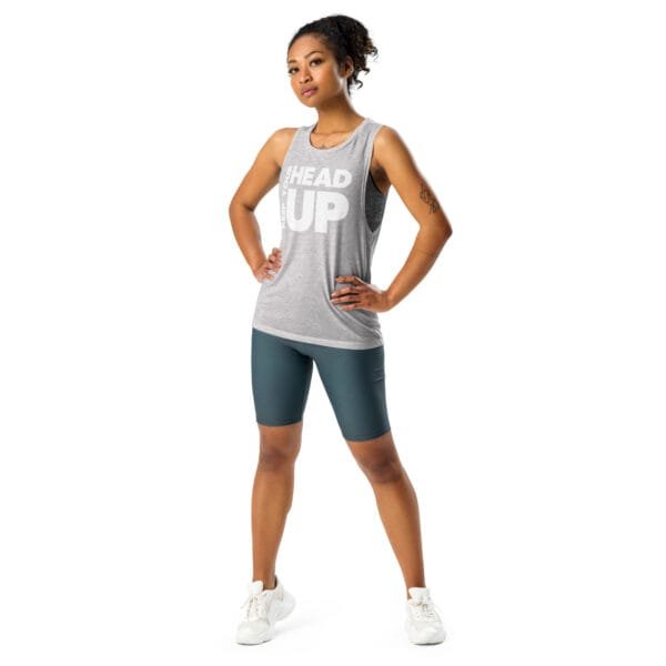 Keep Your Head Up - Ladies’ Muscle Tank - Image 4