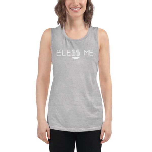 Bless Me - Ladies’ Muscle Tank - Image 3