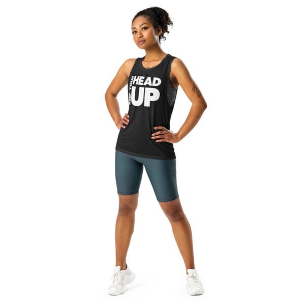 Keep Your Head Up - Ladies’ Muscle Tank - Image 2