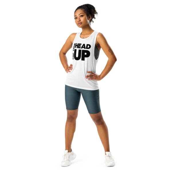 Keep Your Head Up - Ladies’ Muscle Tank - Image 5